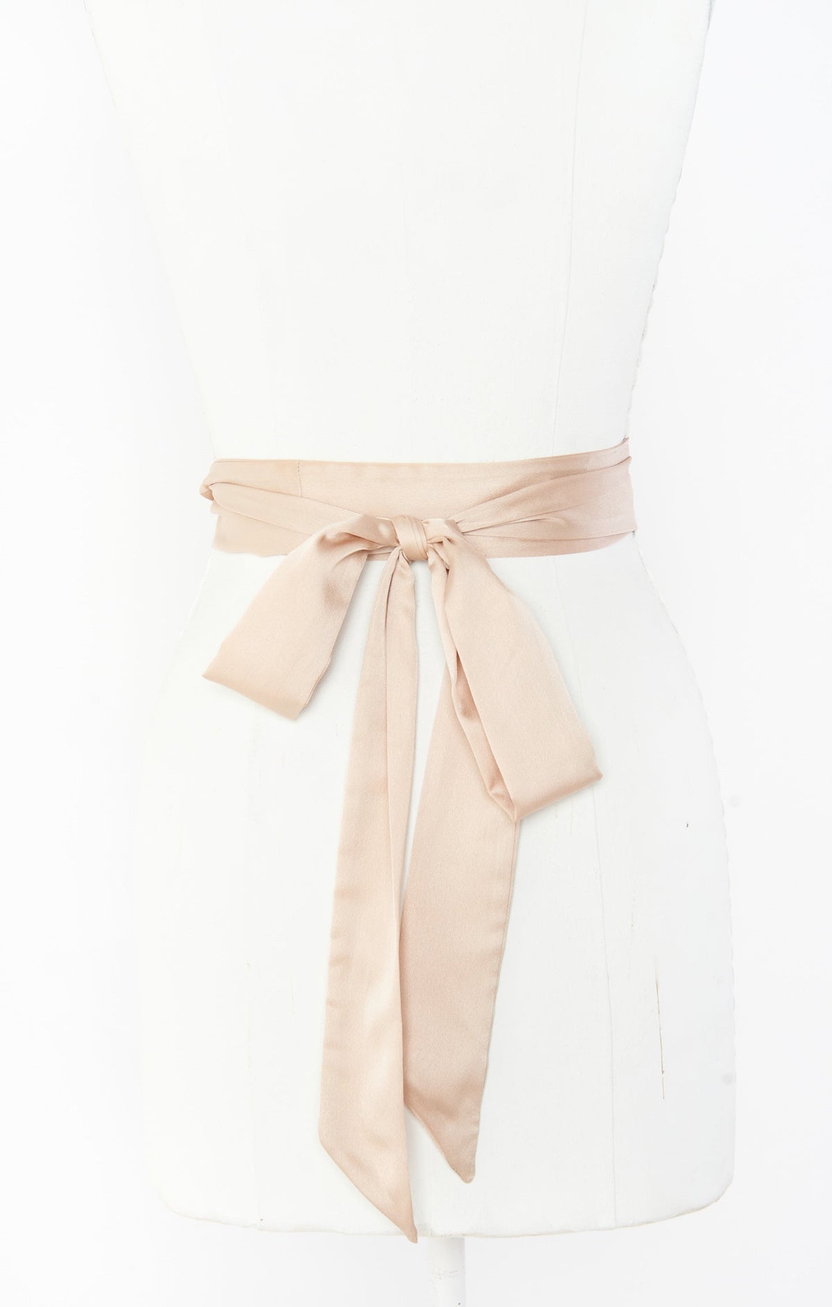 Bridesmaid Sash ~ Champagne Luxe Satin