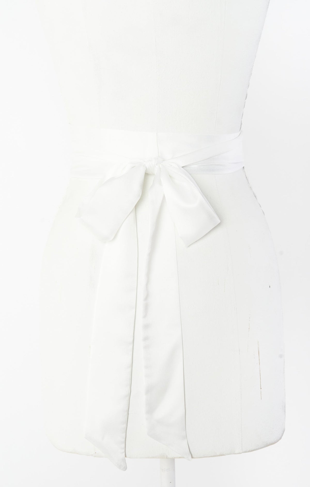 Bridesmaid Sash ~ Ivory Luxe Satin