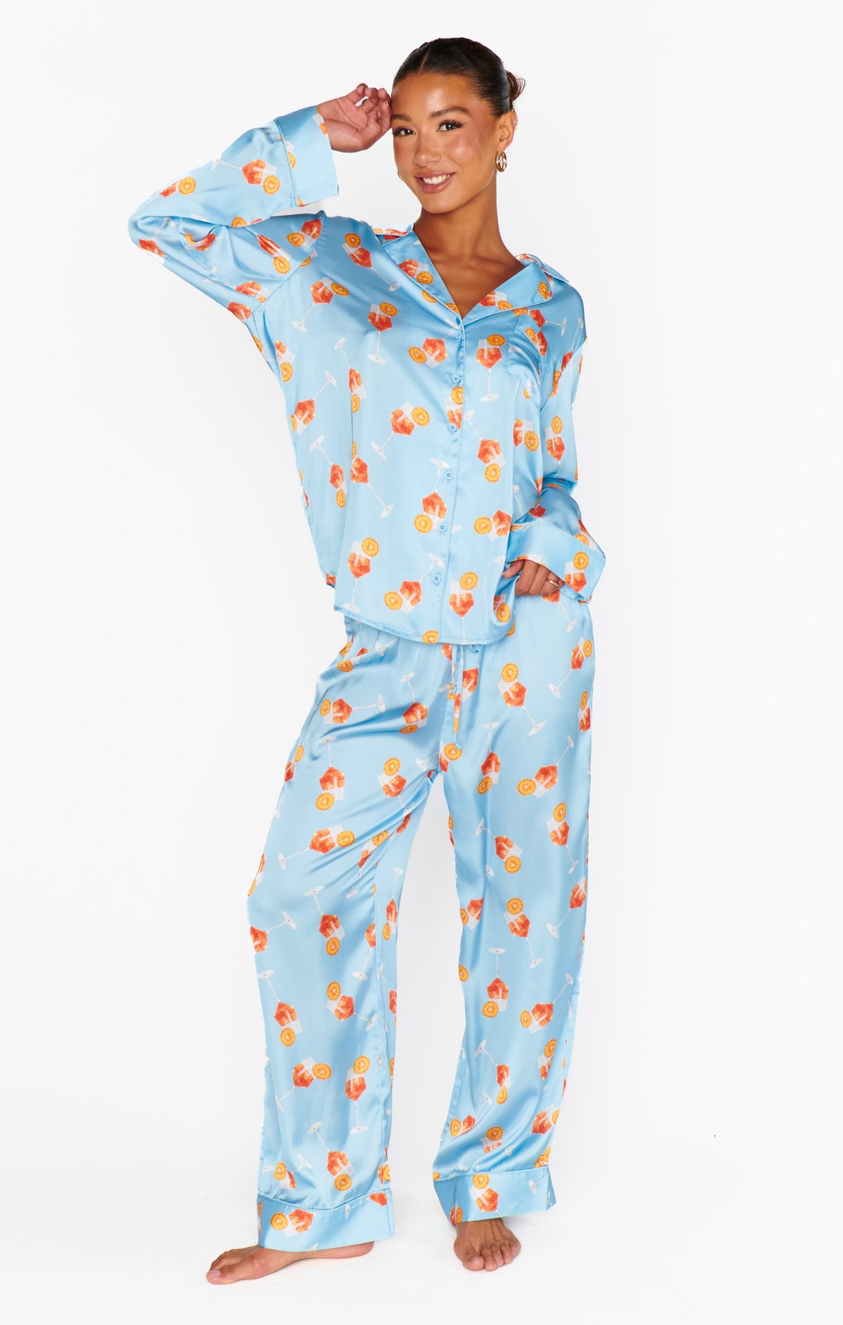 Classic PJ Set ~ Saint Spritz Silky