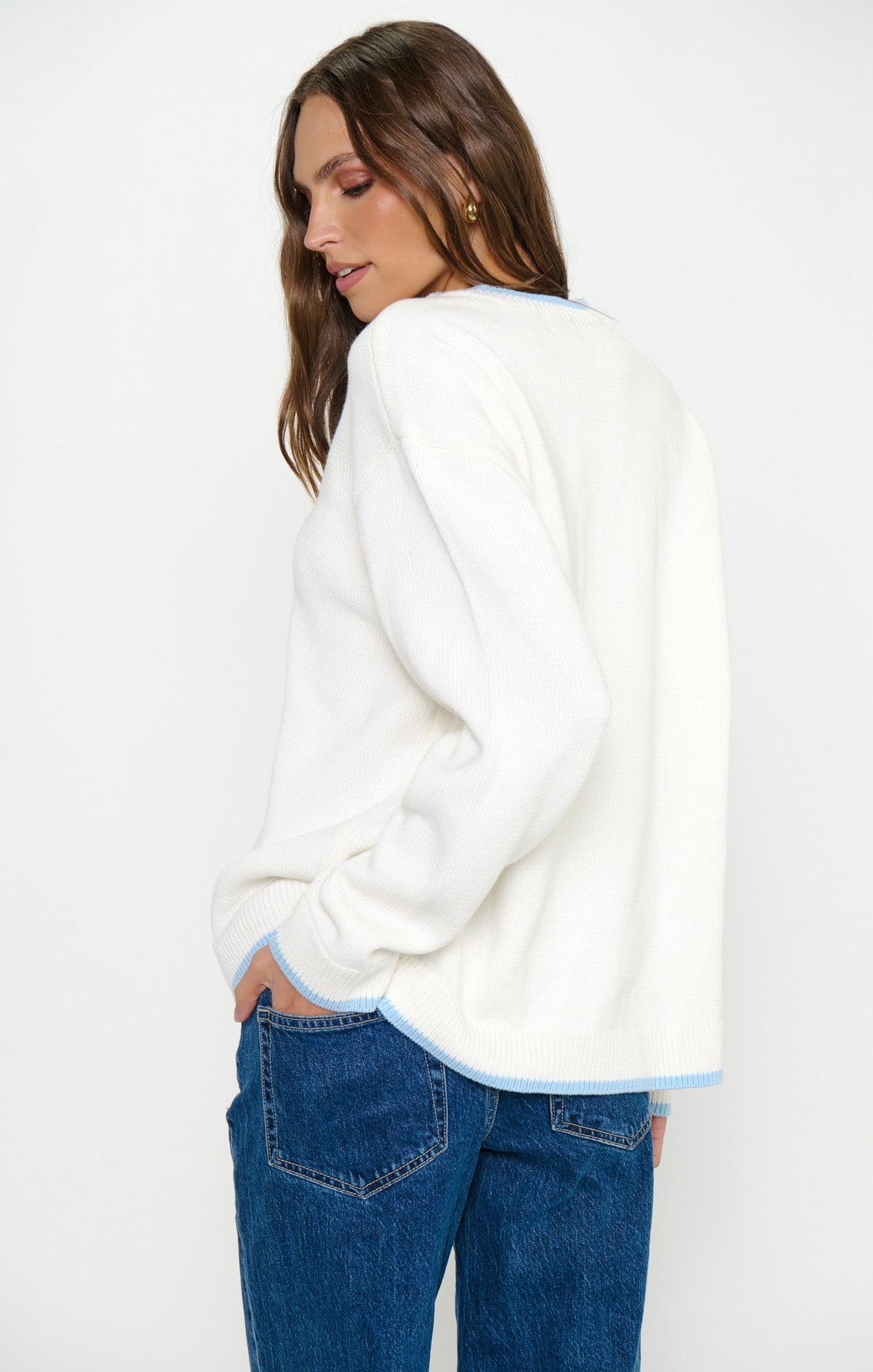 Bistro Sweater ~ Teddy Bear Knit