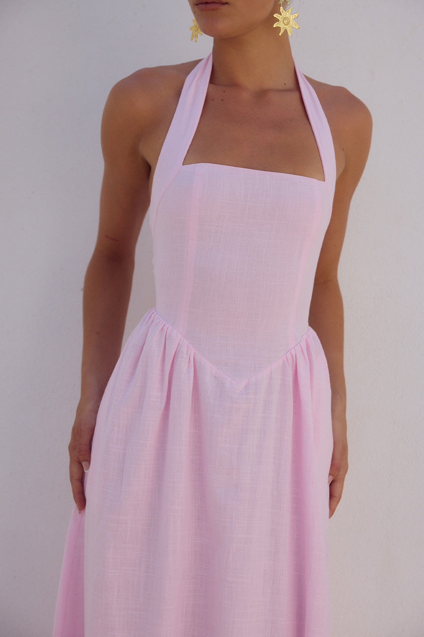 Locklea Midi Dress - Pink