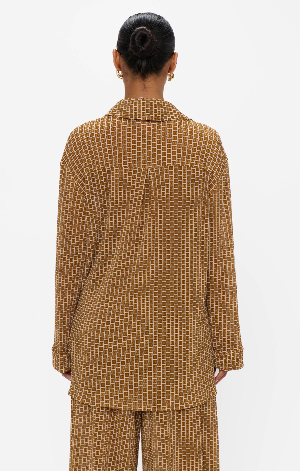 Everywhere Tunic ~ Beachy Bronze Geo