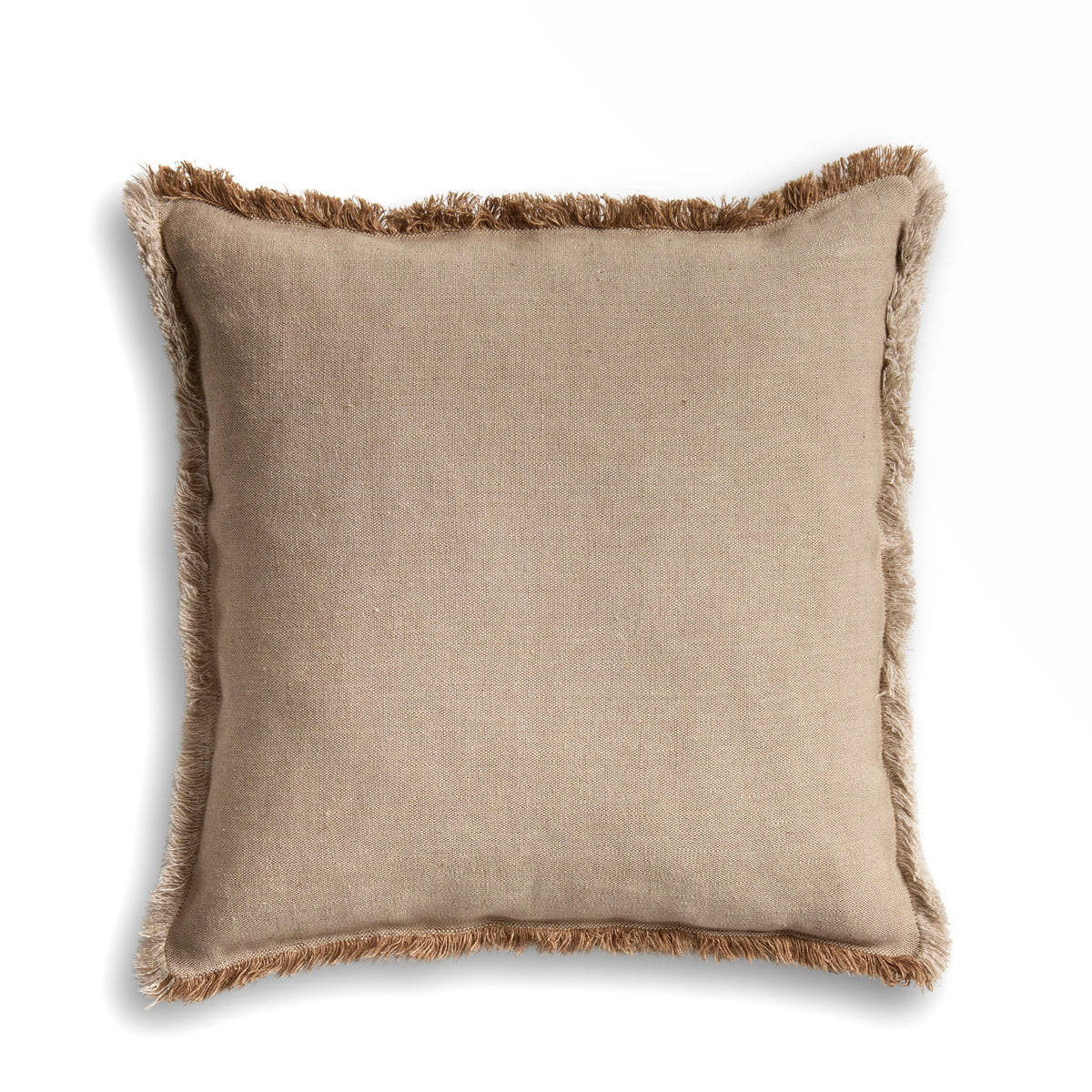 Hopsack Cushion in Isabella Beige