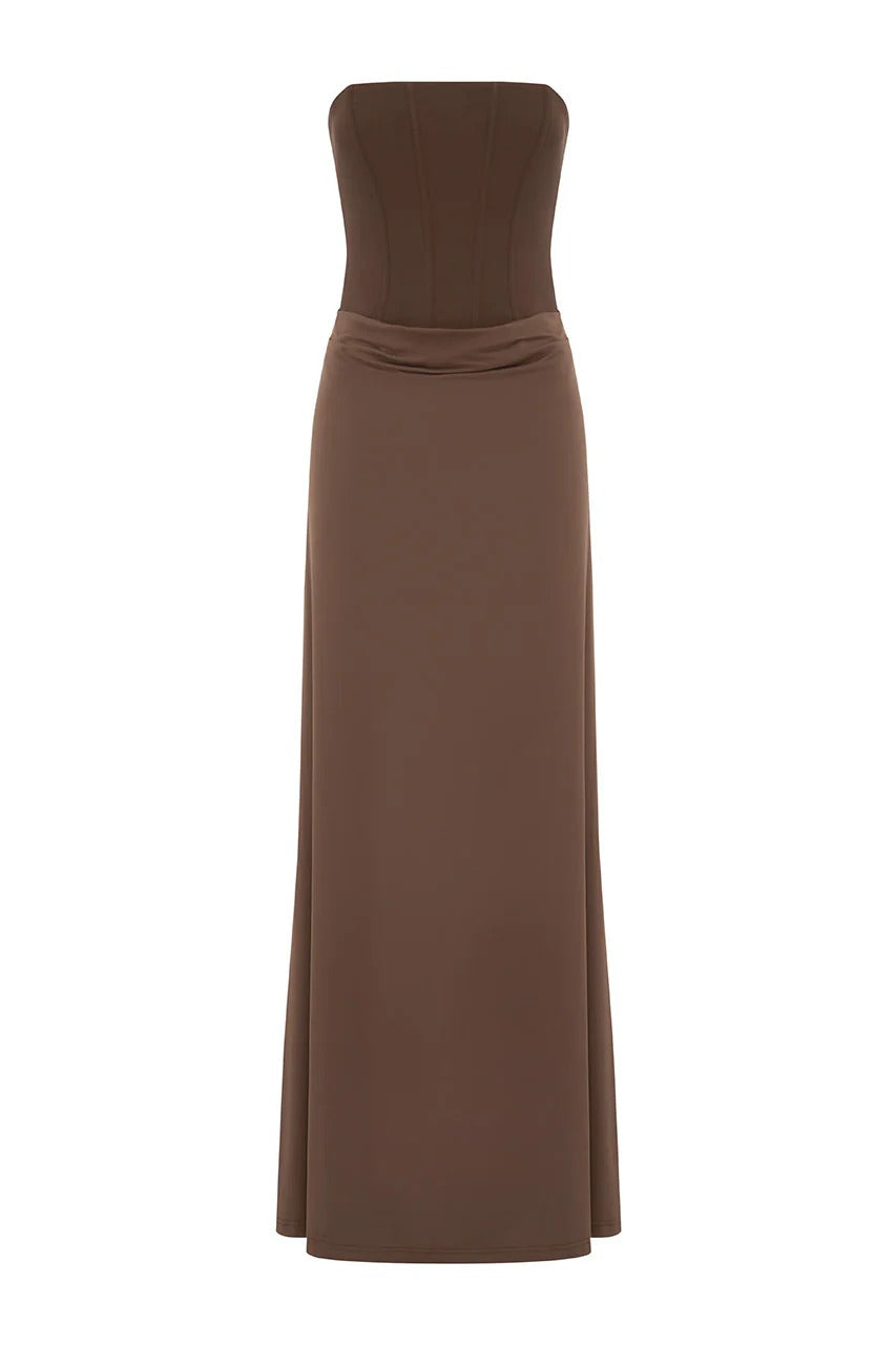 Taleah Maxi Dress - Espresso