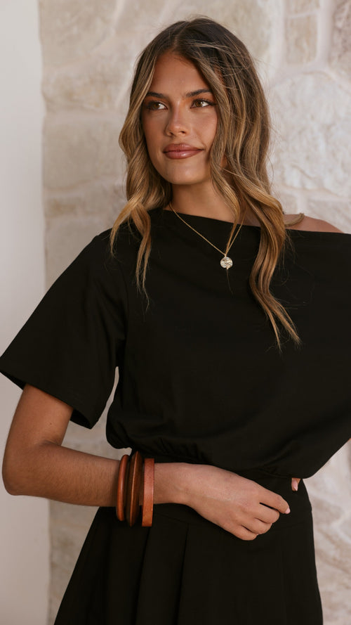 Trio Timber Bangle Set - Tan