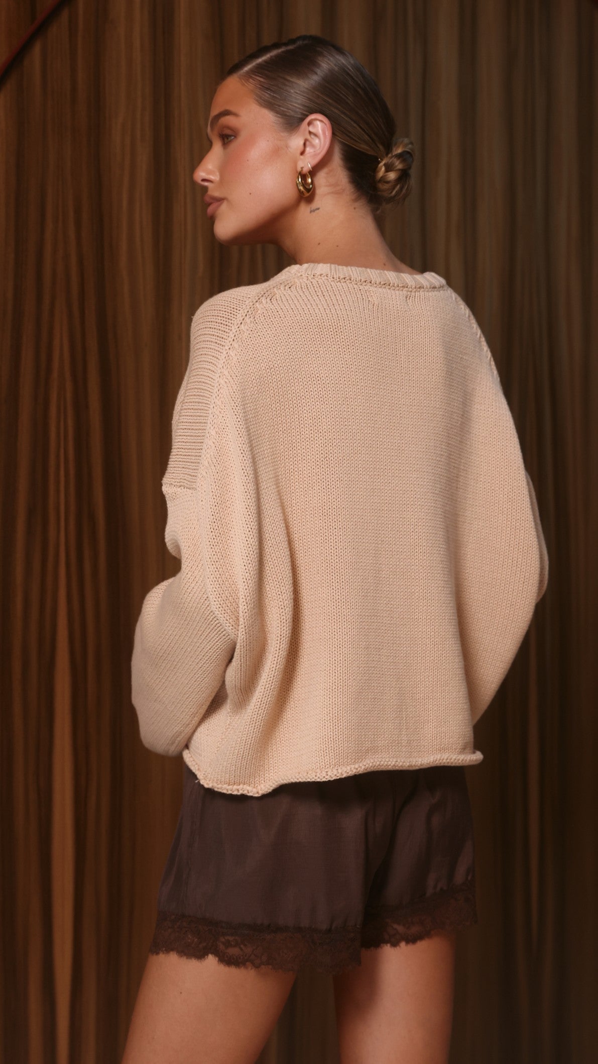 Melbourne Knit Jumper - Beige