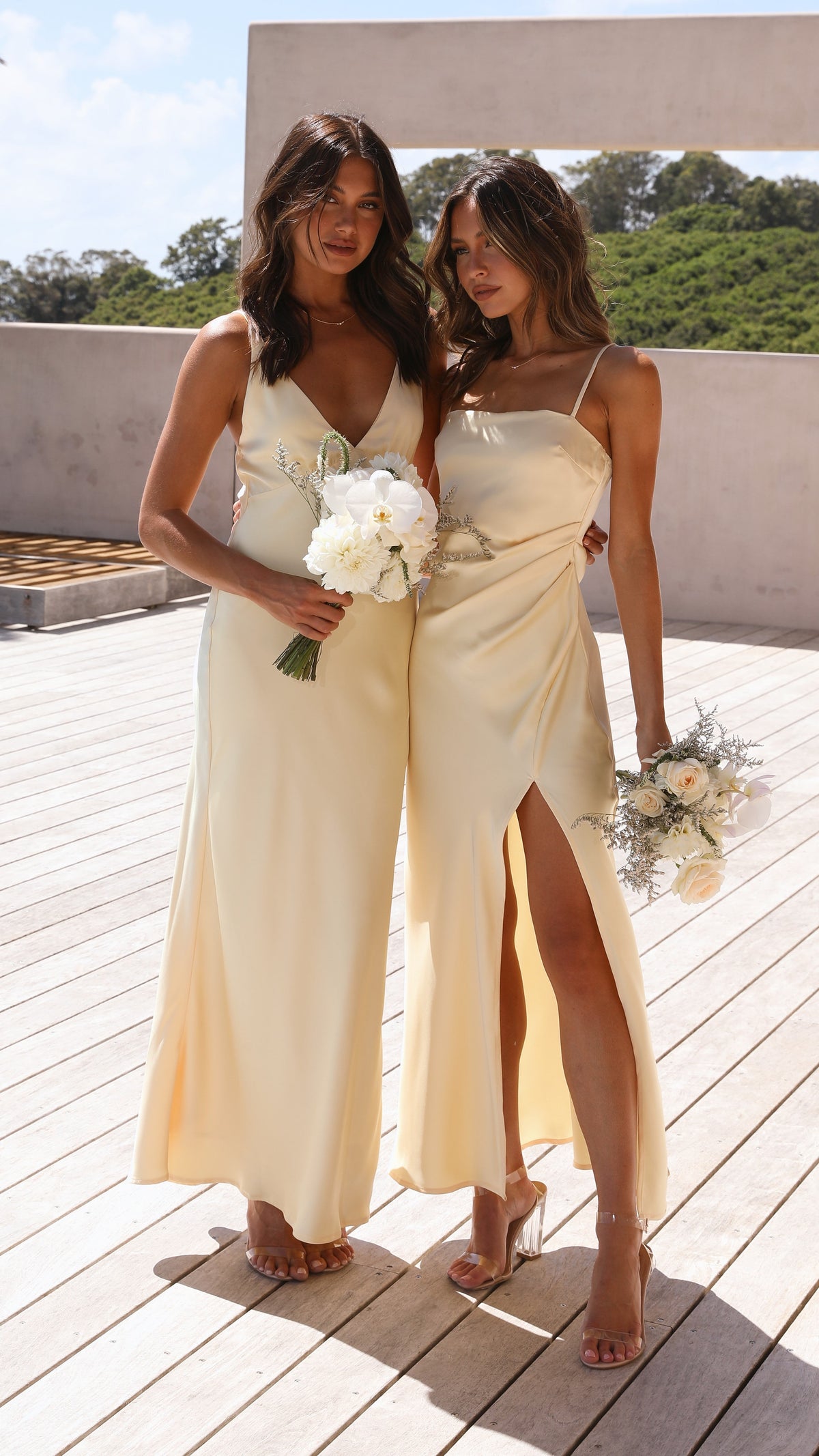 Ilana Maxi Dress - Lemon