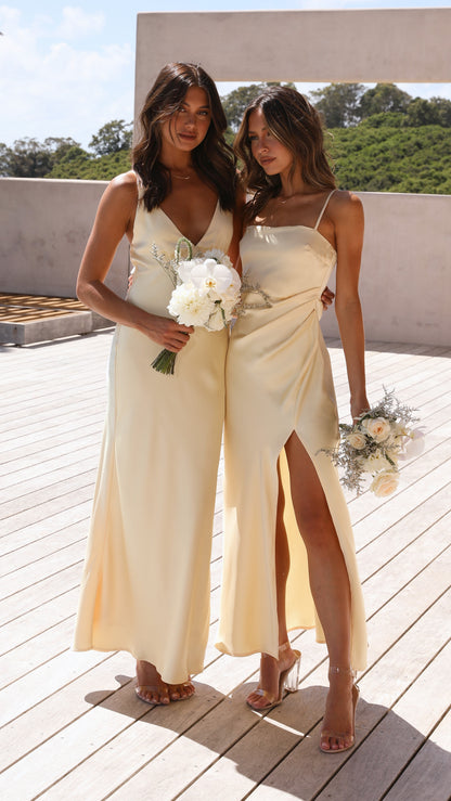 Ilana Maxi Dress - Lemon