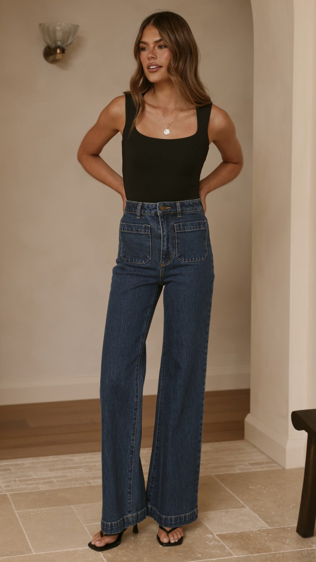 Rollas Sailor Jean Long - Ashley Blue