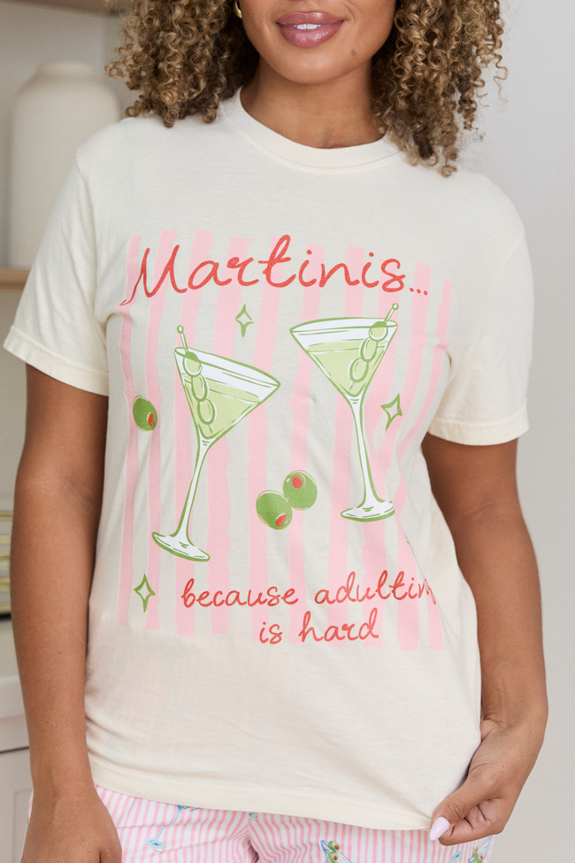 Adulting Is Hard Ivory Comfort Colors Graphic Tee
