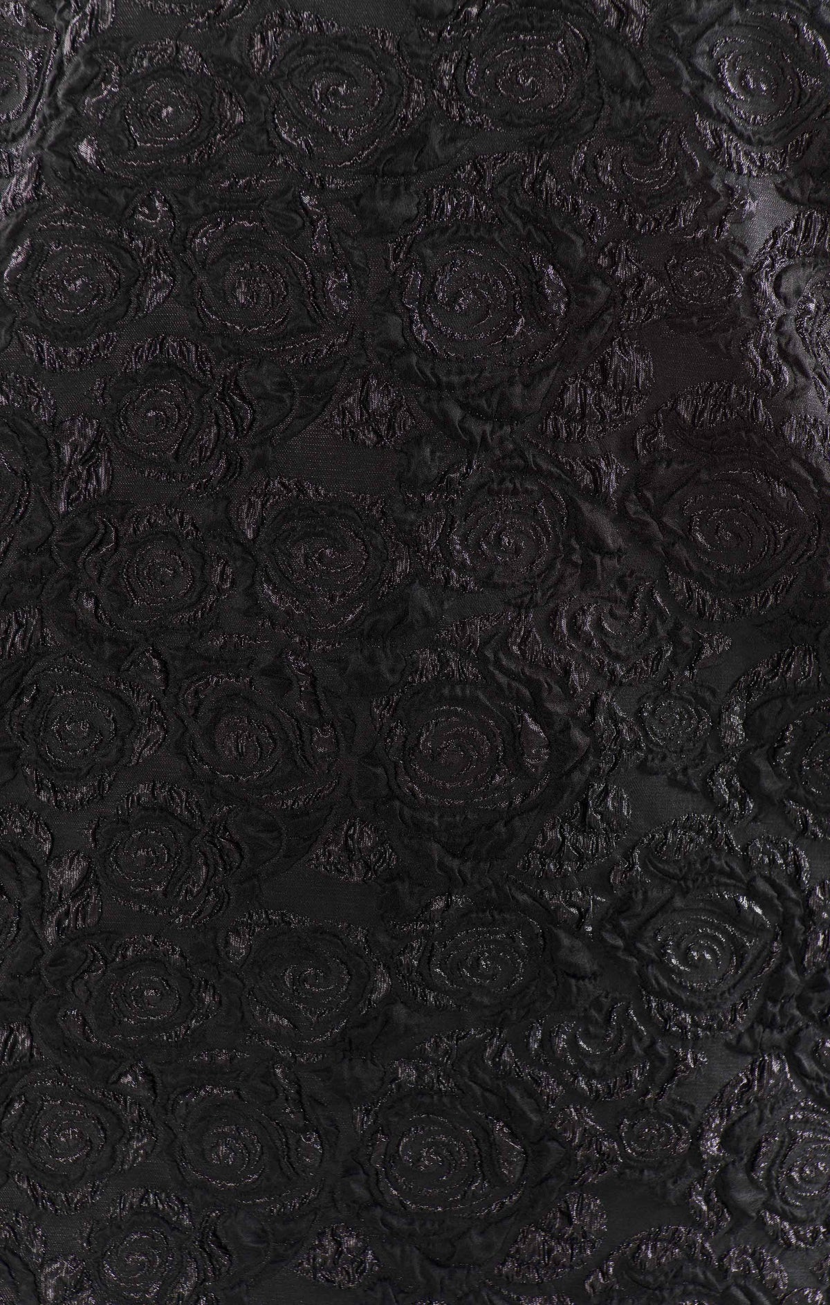 Jeanette Dress ~ Black Blooms Jacquard