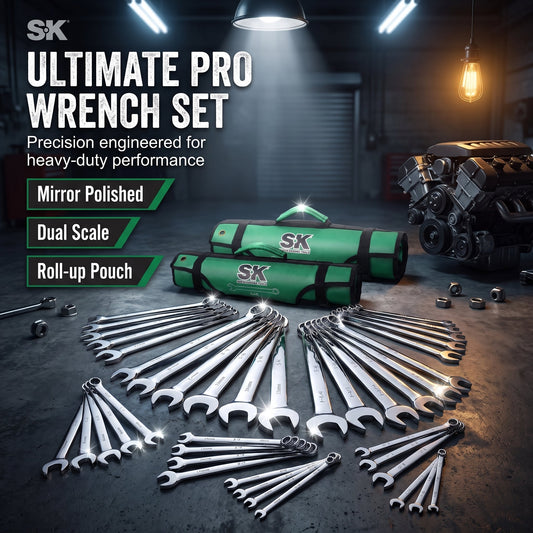 SK Combination Wrench Set,SAE & Metric
