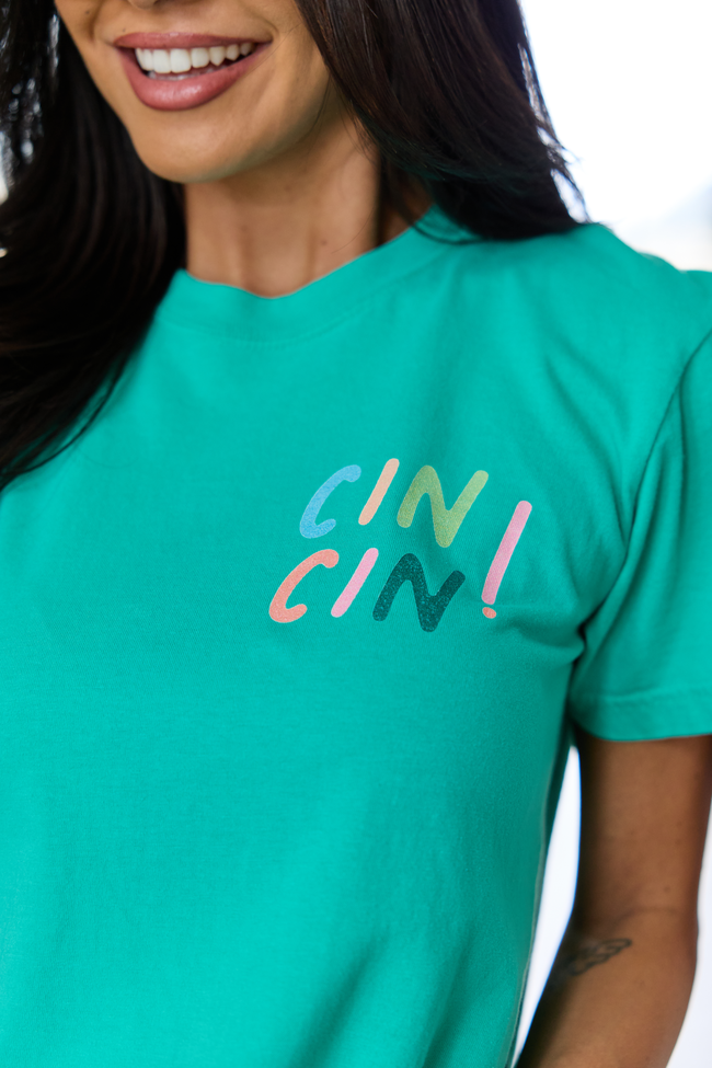 Cin Cin! Green Comfort Colors Graphic Tee