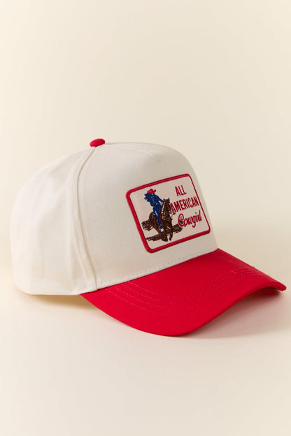 All American Cowgirl Red Trucker Hat SALE