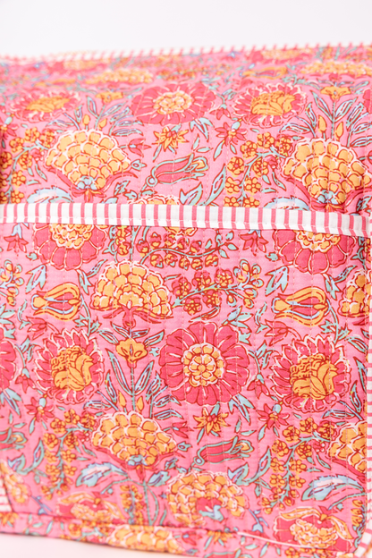 Avery Pink Floral Quilted Tote SALE