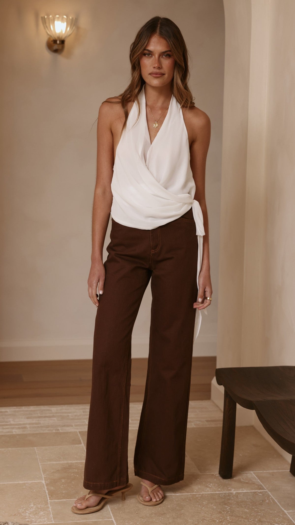 Badru Straight Leg Jeans - Chocolate Denim