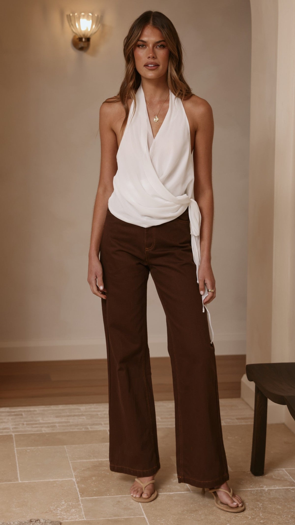 Badru Straight Leg Jeans - Chocolate Denim