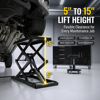 🎉Capacity Hydraulic Underbody Access Car Lift with Ramp