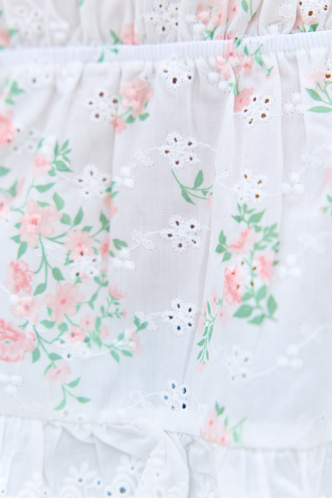 Briar Pink Floral Babydoll Tank