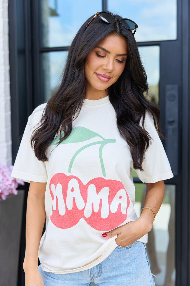 Cherry Mama Ivory Comfort Colors Graphic Tee