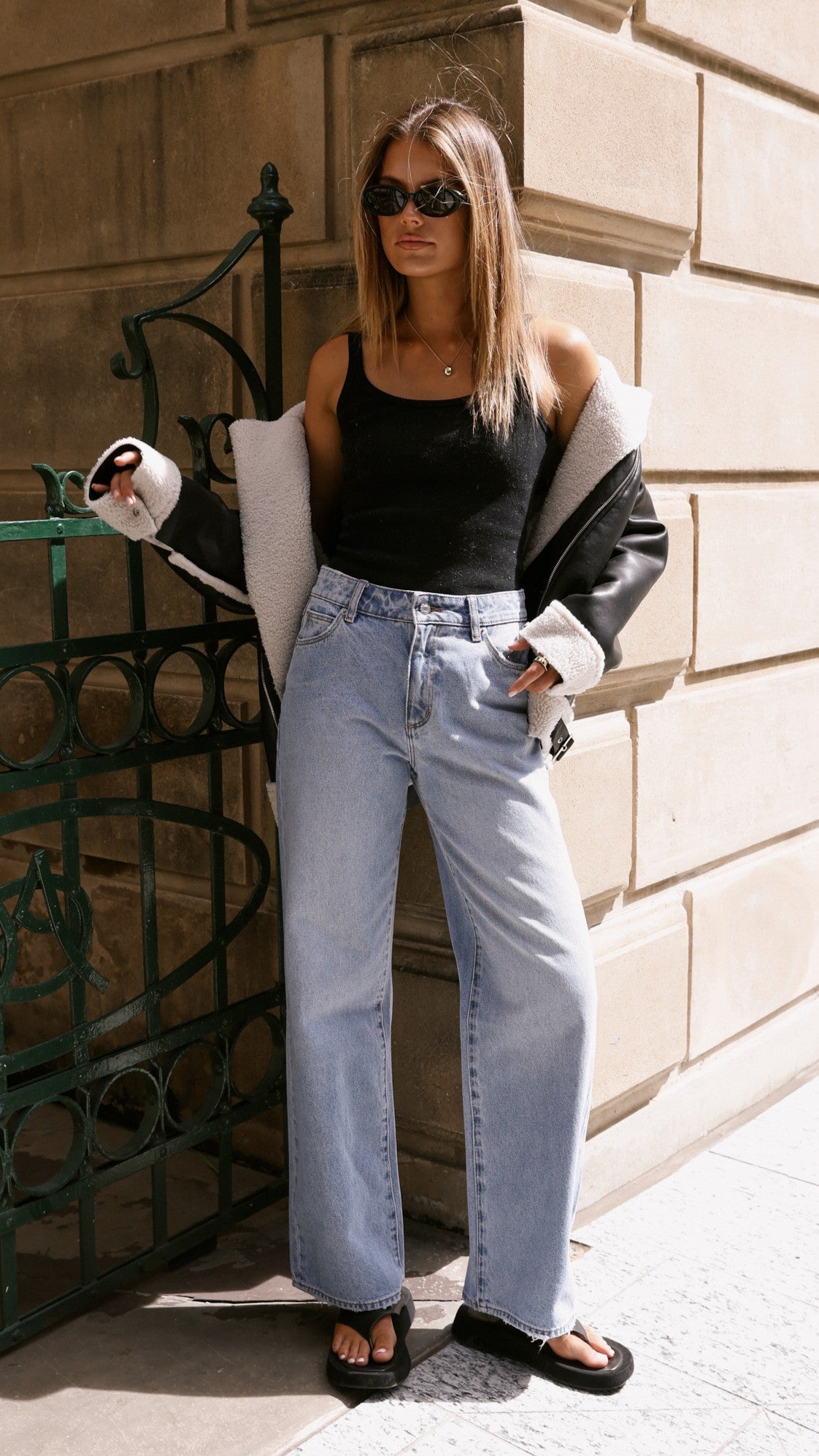 Rollas Kate Baggy Jean - 90s Blue