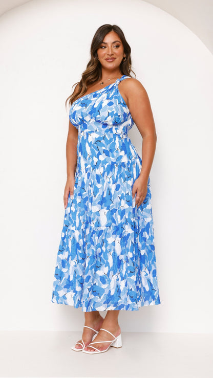 Jayma Maxi Dress - Blue Floral