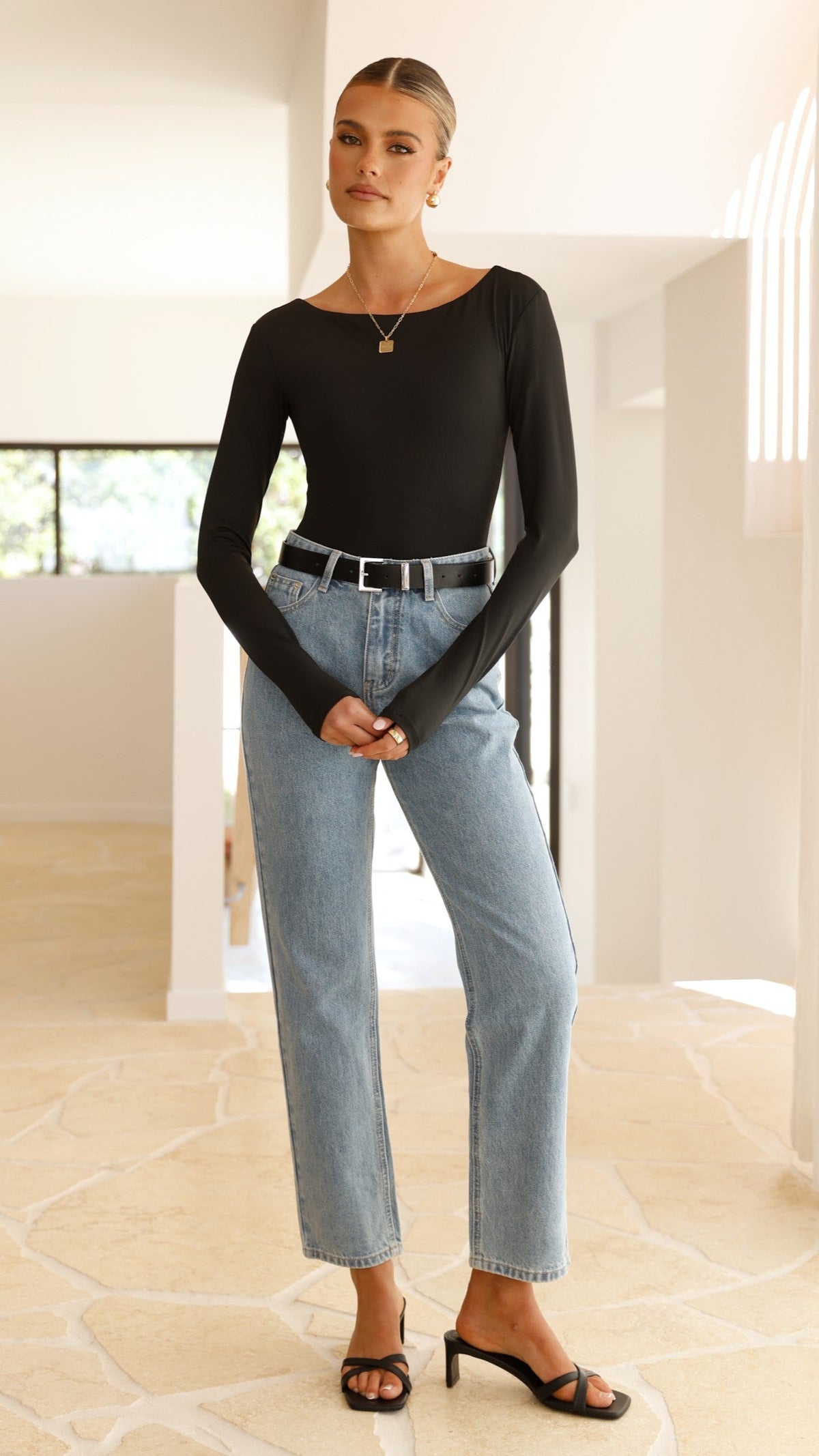 Cora Jeans - Mid Blue Denim