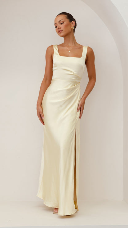 Alaria Maxi Dress - Yellow