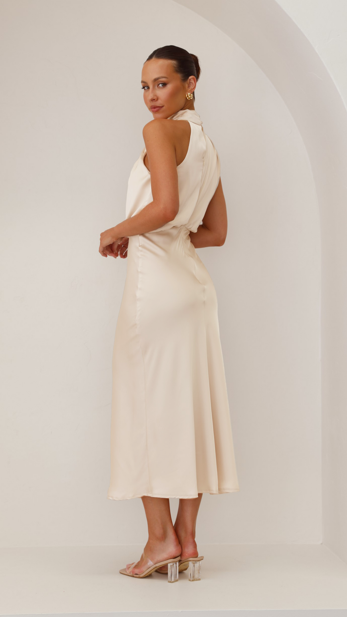 Esther Maxi Dress - Soft Gold