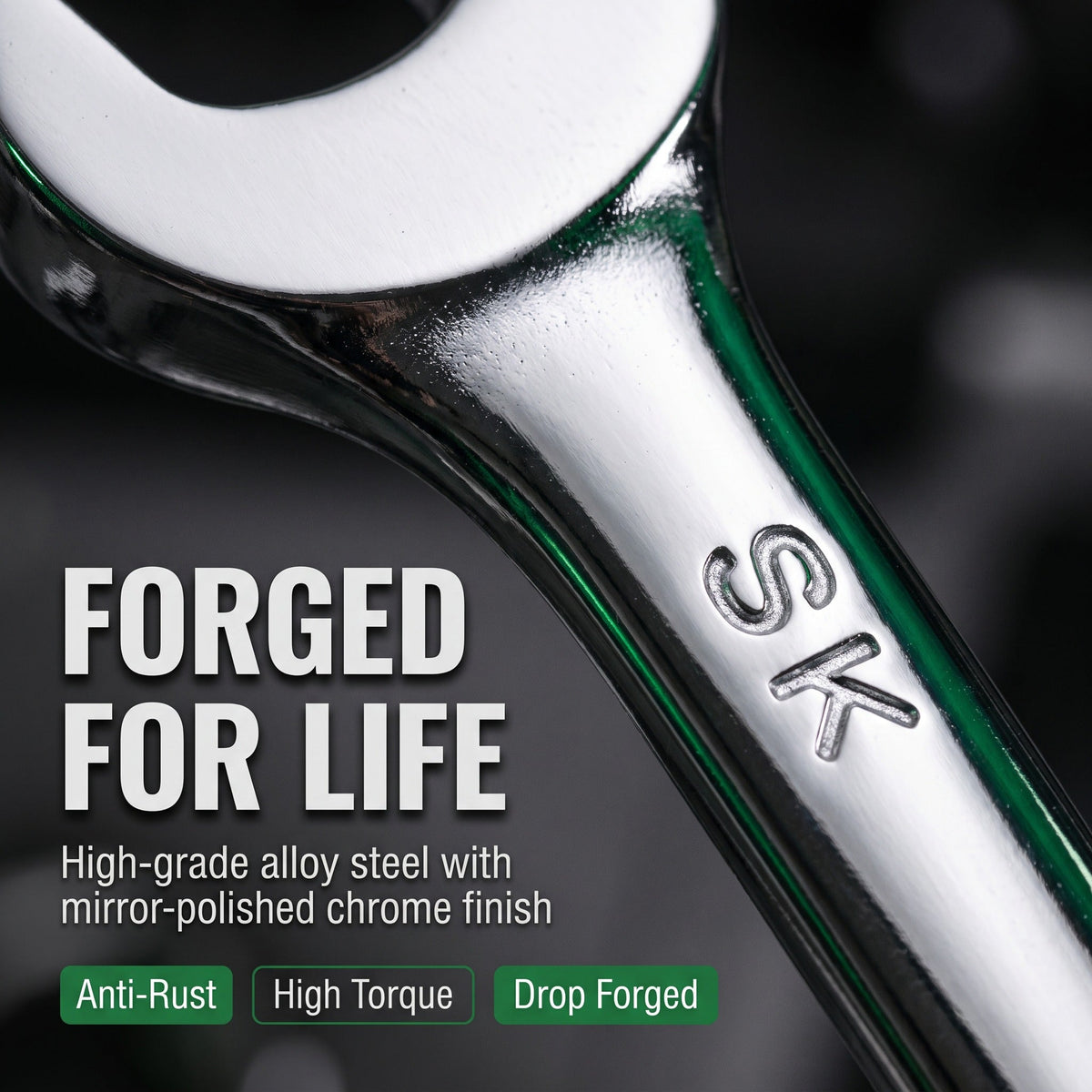 SK Combination Wrench Set,SAE & Metric