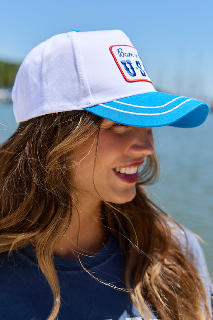 Born In The USA Blue Trucker Hat