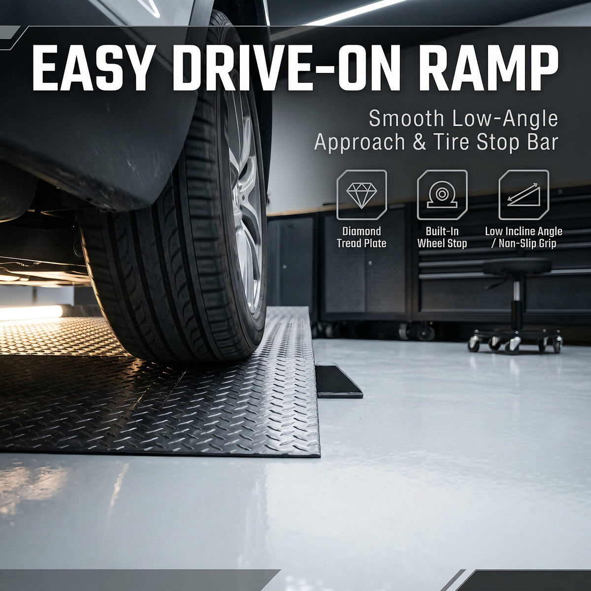 🎉Capacity Hydraulic Underbody Access Car Lift with Ramp