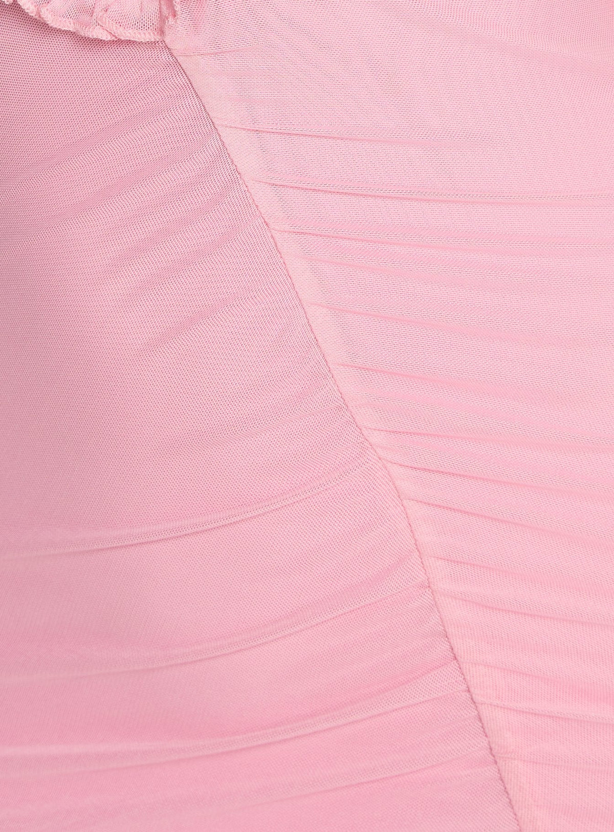 Soulina Ruched Maxi Dress Pink