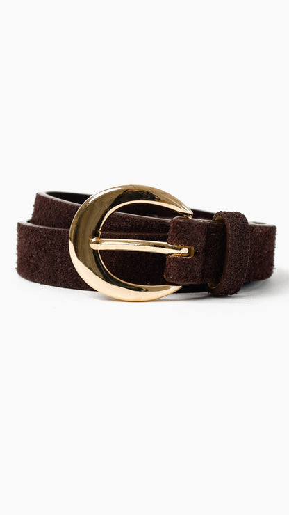Classic Everyday Belt - Brown Genuine Leather