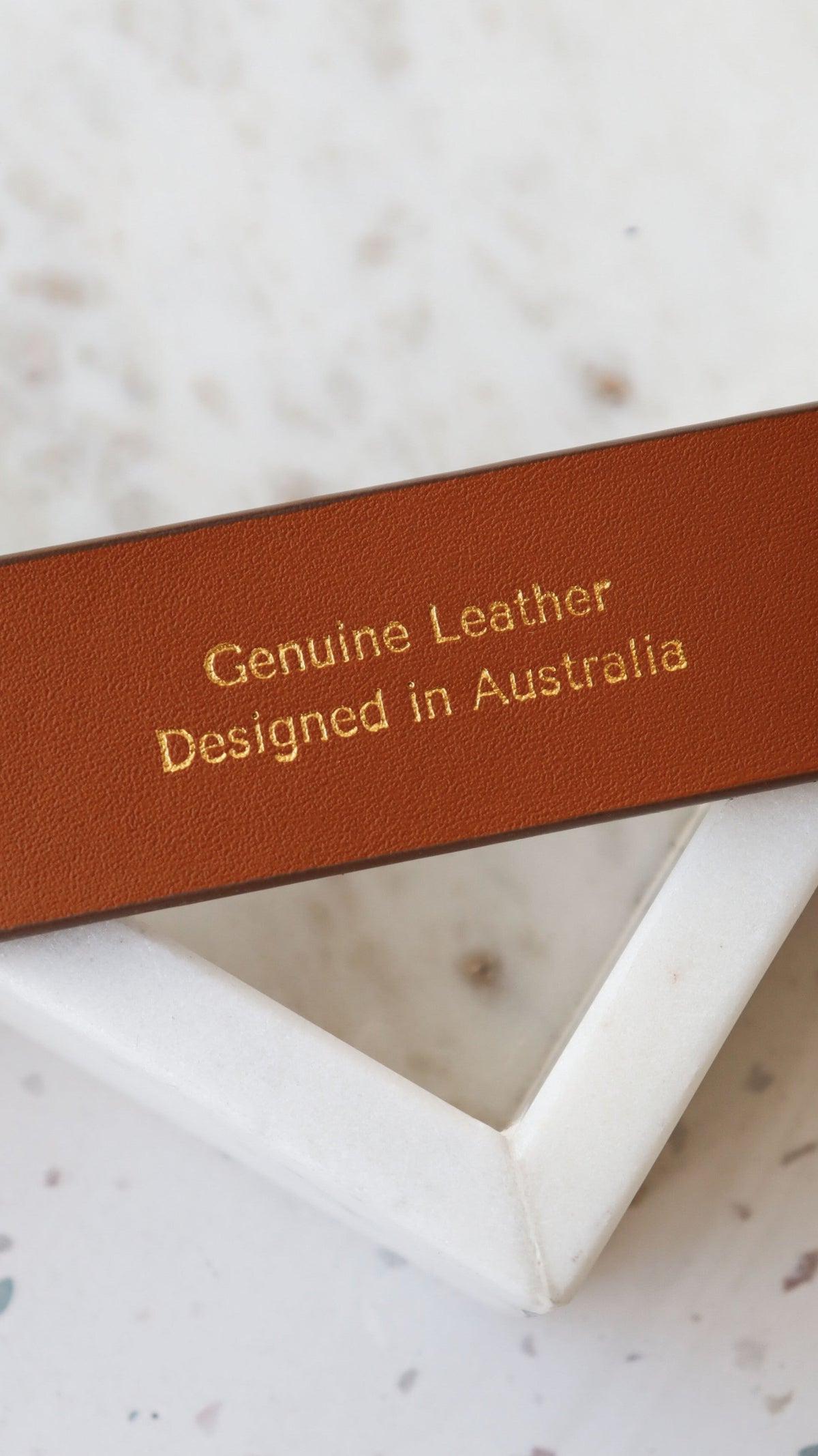 Mocha Genuine Suede Everyday Belt - Mocha Genuine Leather