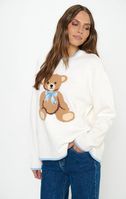 Bistro Sweater ~ Teddy Bear Knit