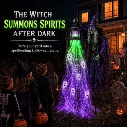 🎁Today 50% OFF🎁💀Halloween Soul Harvester Animated Garden Light
