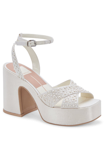 Dolce Vita Wessi Platform Heel ~ Vanilla Pearl