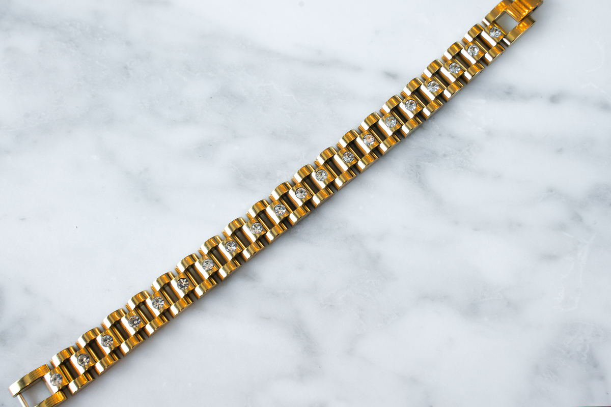 Colleen Gold Band Bracelet