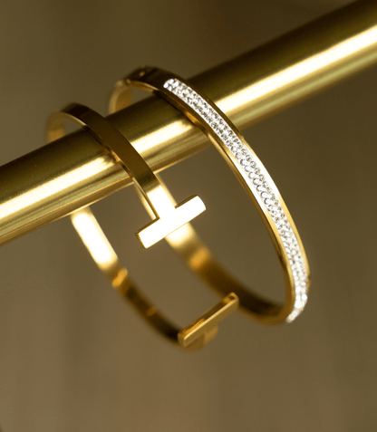 Cleo Gold Cuff Bracelet