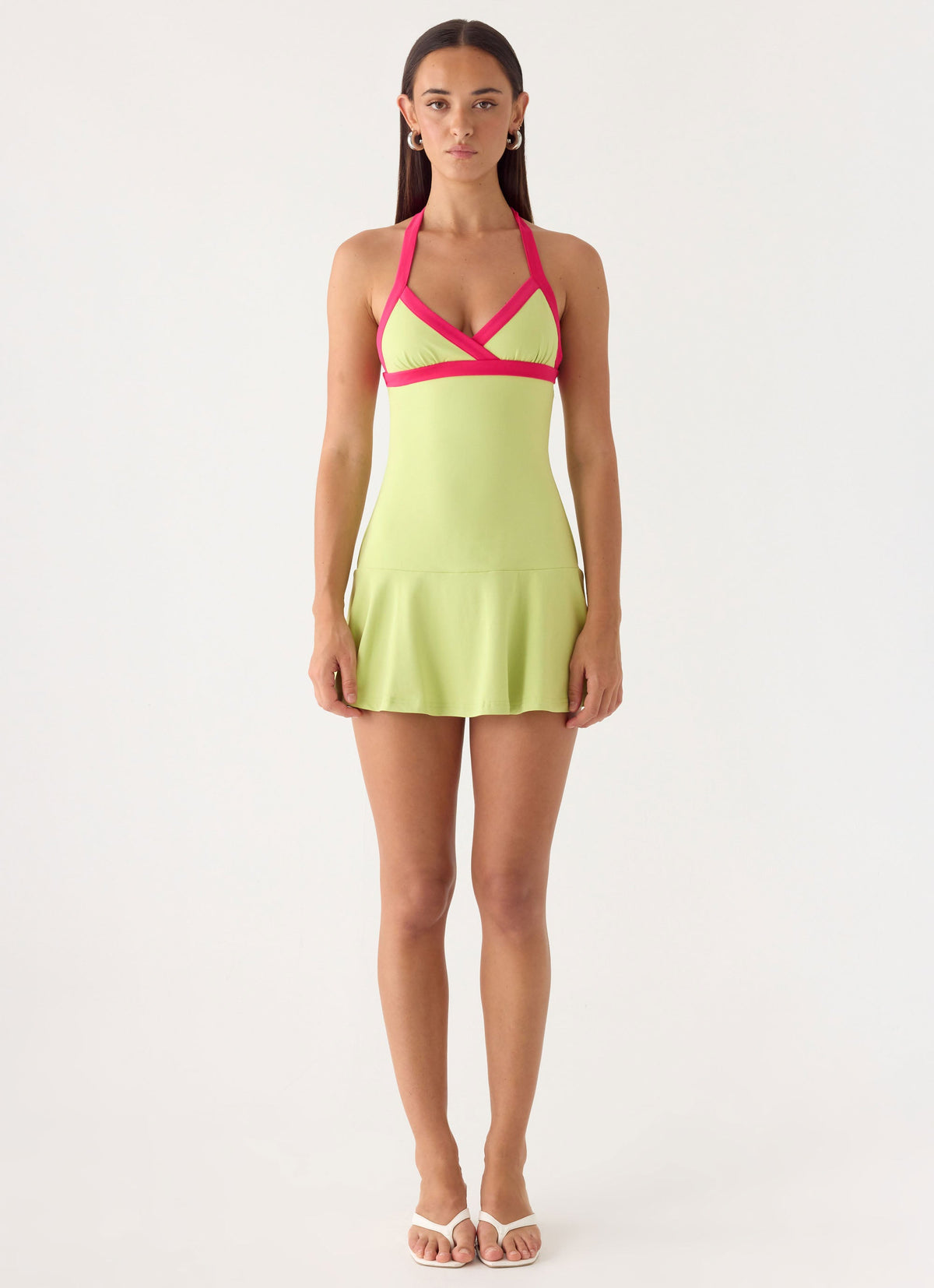 Dumdi Mini Dress - Lime