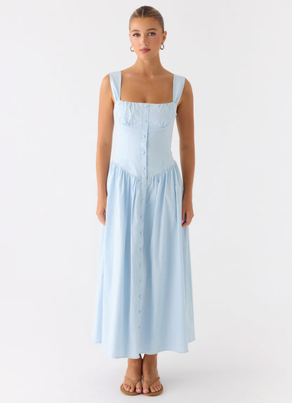 Emmalina Midi Dress - Blue