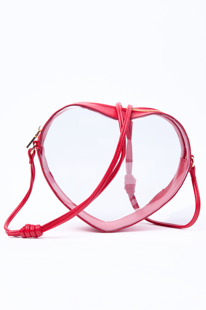 Cat Red Heart Handbag FINAL SALE