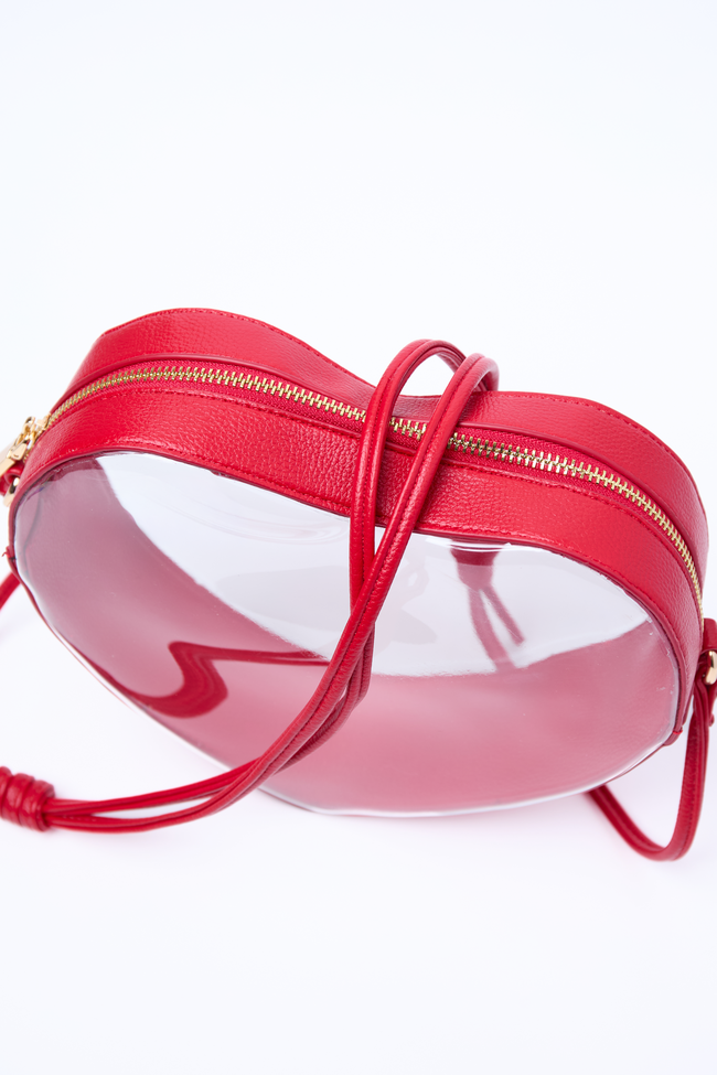 Cat Red Heart Handbag FINAL SALE