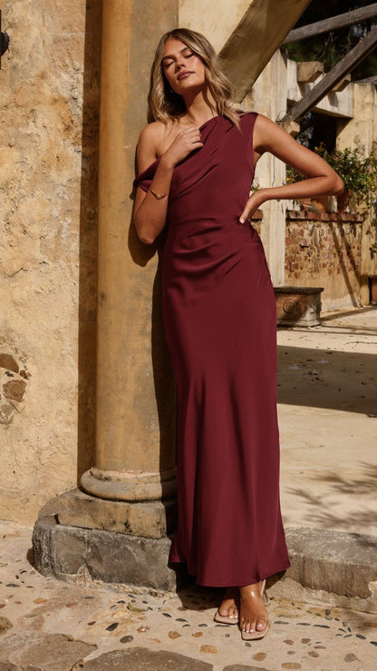 Gigi Maxi Dress - Wine