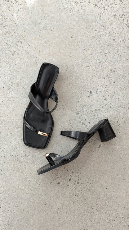 Iverson Heel - Black Shine