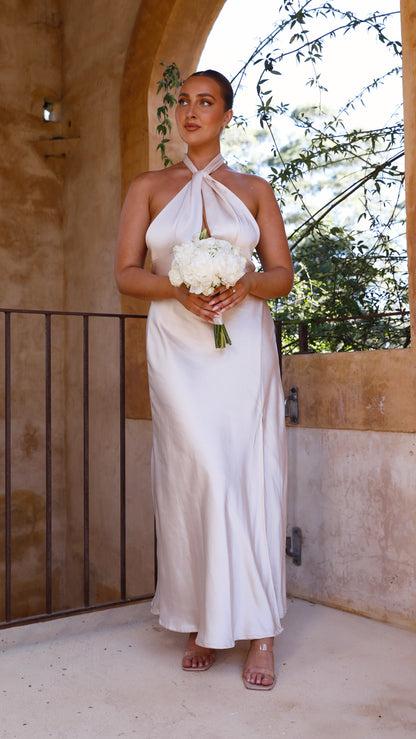 Amalia Maxi Dress - Champagne