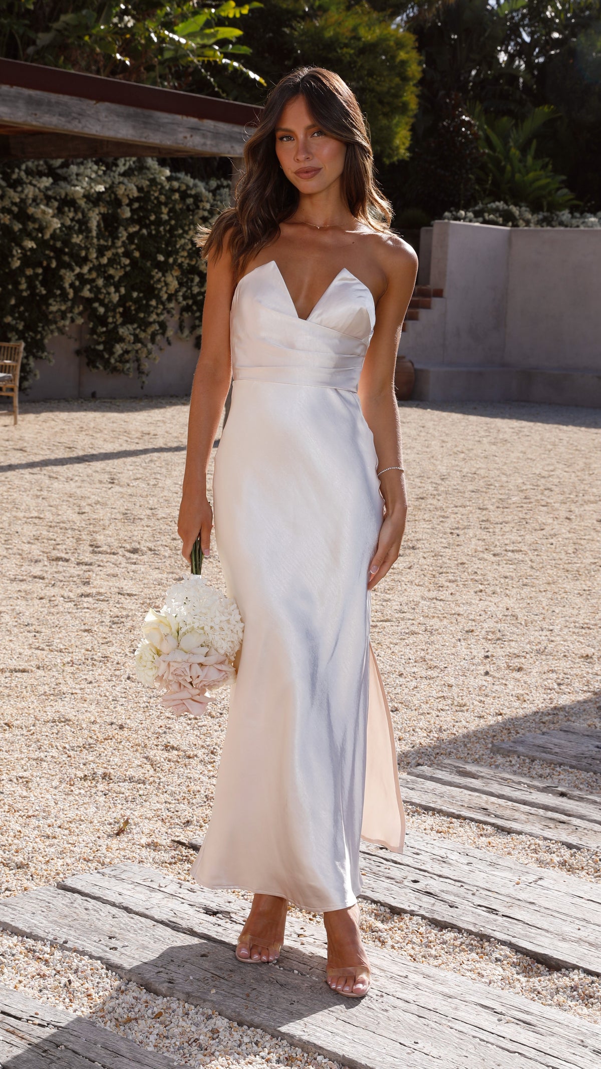 Valerie Maxi Dress - Champagne
