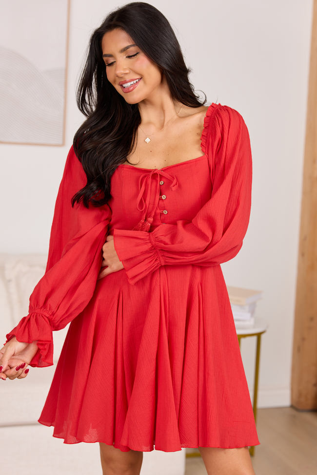 Alexia Red Mini Dress FINAL SALE
