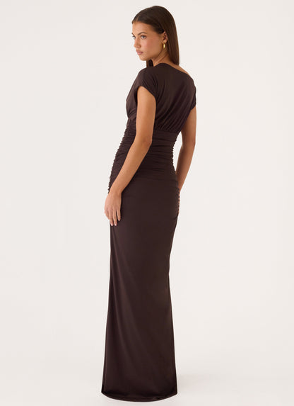 Liana Maxi Dress - Chocolate